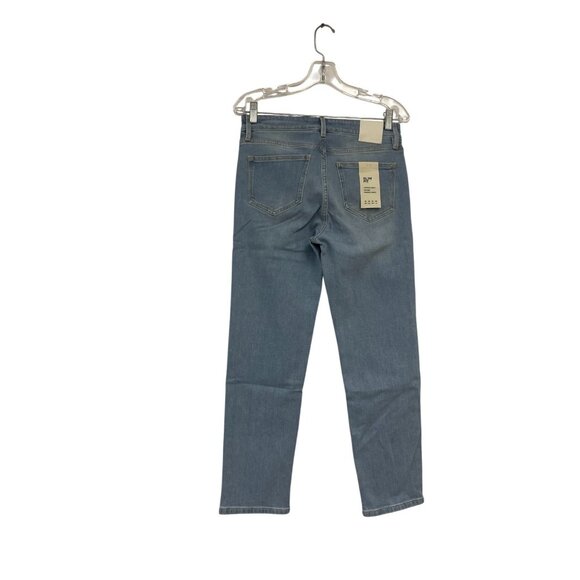 Massimo Dutti Women Jeans EU 36 US 4 Blue Cropped Mid Rise Slim Fit 5060/817 NWT - Picture 2 of 16